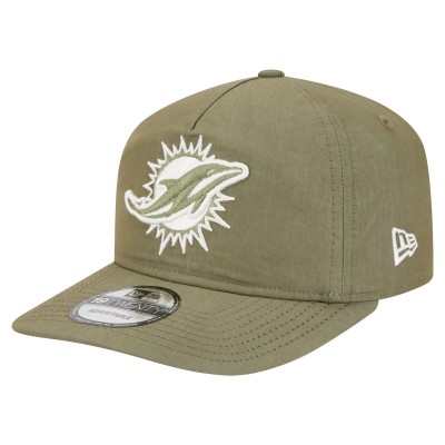 Бейсболка Miami Dolphins New Era Olive Nylon 19TWENTY