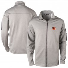 Cincinnati Bengals Dunbrooke Heather Gray Full-Zip Fleece Jacket Cincinnati Bengals Dunbrooke Heather Gray Full-Zip Fleece Jacket