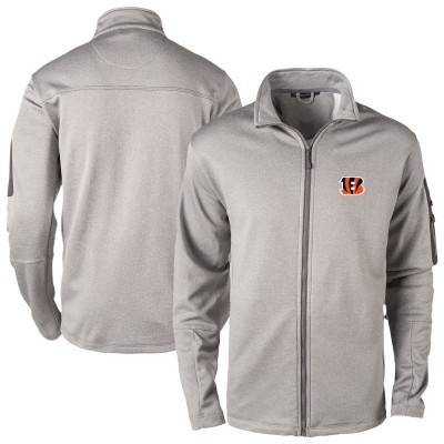 Cincinnati Bengals Dunbrooke Heather Gray Full-Zip Fleece Jacket