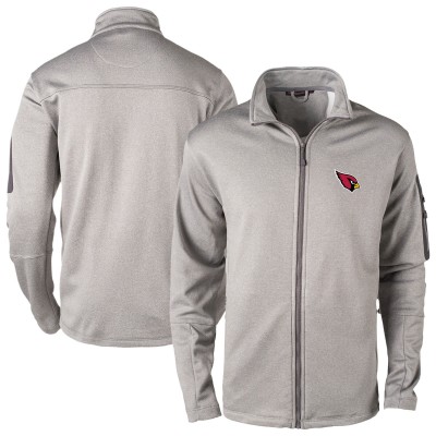 Arizona Cardinals Dunbrooke Heather Gray Full-Zip Fleece Jacket