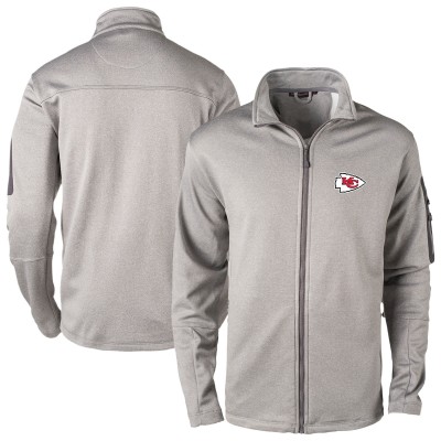 Kansas City Chiefs Dunbrooke Heather Gray Full-Zip Fleece Jacket