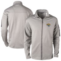 Jacksonville Jaguars Dunbrooke Heather Gray Full-Zip Fleece Jacket