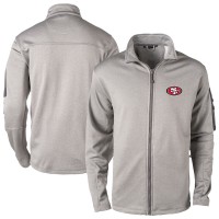 San Francisco 49ers Dunbrooke Heather Gray Full-Zip Fleece Jacket