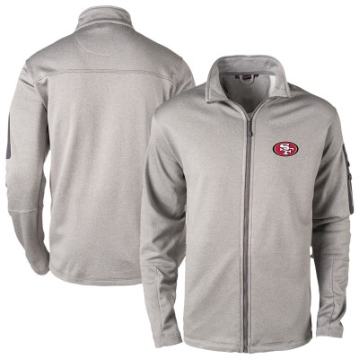 San Francisco 49ers Dunbrooke Heather Gray Full-Zip Fleece Jacket