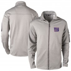 New York Giants Dunbrooke Heather Gray Full-Zip Fleece Jacket
