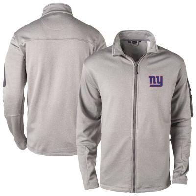 New York Giants Dunbrooke Heather Gray Full-Zip Fleece Jacket