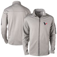 Кофта на молнии Houston Texans Dunbrooke Heather Gray Fleece
