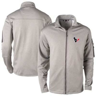 Кофта на молнии Houston Texans Dunbrooke Heather Gray Fleece