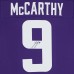 J.J. McCarthy Minnesota Vikings Autographed Fanatics Authentic Purple Nike Limited Jersey