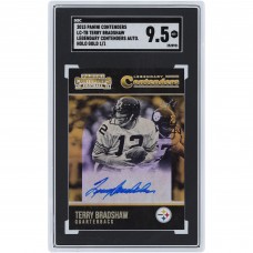 Terry Bradshaw Pittsburgh Steelers Autographed 2015 Panini Contenders Legendary Contenders Gold #LC-TB #1/1 SGC Authenticated 9.5 Card