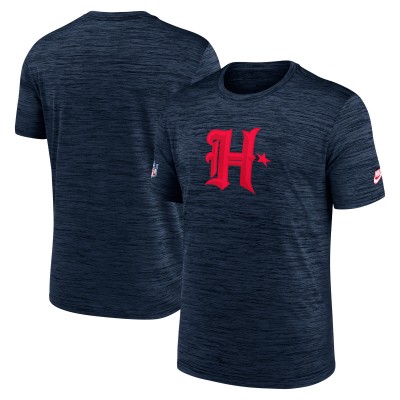 Футболка Houston Texans Nike Navy Alternate Logo Velocity Dri-FIT