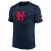 Футболка Houston Texans Nike Navy Alternate Logo Velocity Dri-FIT