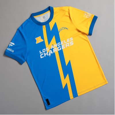 Los Angeles Chargers Fanatics Powder Blue NFL Football x Football Fan Top