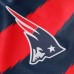 New England Patriots Fanatics Navy NFL Football x Football Collared Fan Top