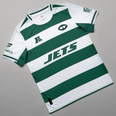 New York Jets Fanatics White NFL Football x Football Fan Top