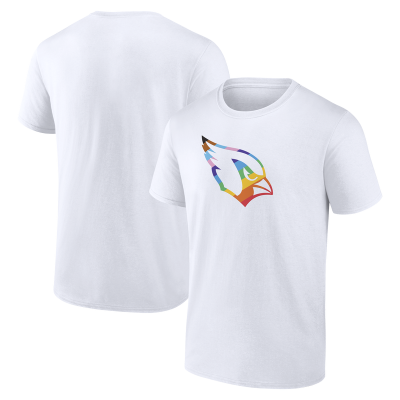 Футболка Arizona Cardinals White Logo Pride