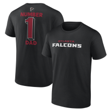 Футболка Atlanta Falcons Black #1 Dad Jersey