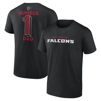 Футболка Atlanta Falcons Black #1 Dad Jersey