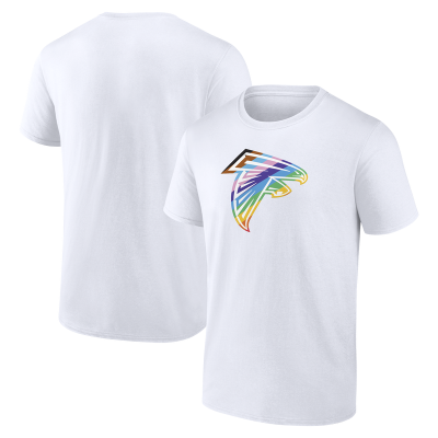 Футболка Atlanta Falcons White Logo Pride