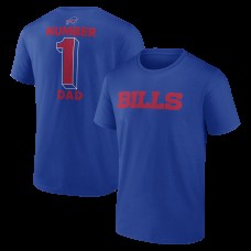 Футболка Buffalo Bills Royal #1 Dad Jersey Футболка Buffalo Bills Royal #1 Dad Jersey