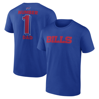 Футболка Buffalo Bills Royal #1 Dad Jersey
