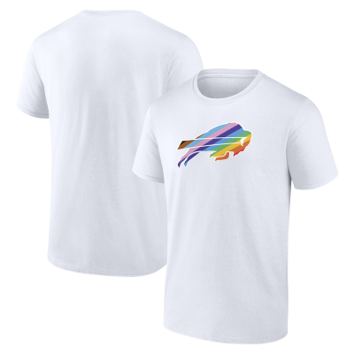 Футболка Buffalo Bills White Logo Pride