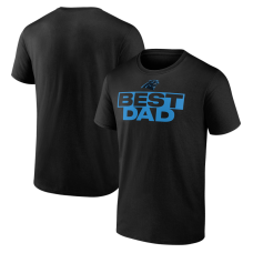 Футболка Carolina Panthers Black Greatest Dad Футболка Carolina Panthers Black Greatest Dad