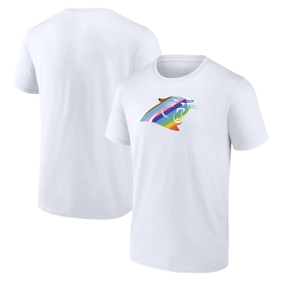 Футболка Carolina Panthers White Logo Pride