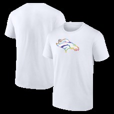 Футболка Denver Broncos White Logo Pride Футболка Denver Broncos White Logo Pride