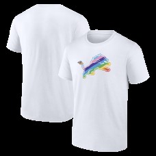 Футболка Detroit Lions White Logo Pride