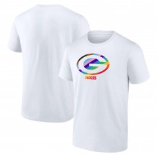 Футболка Green Bay Packers White Logo Pride