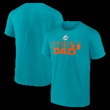 Футболка Miami Dolphins Aqua Greatest Dad