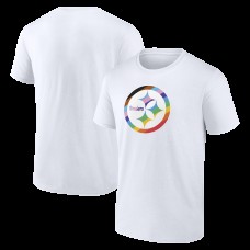 Футболка Pittsburgh Steelers White Logo Pride
