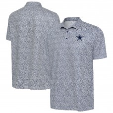 Dallas Cowboys Antigua White Field Ditsy Polo
