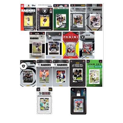 Las Vegas Raiders Trading Card Team Sets