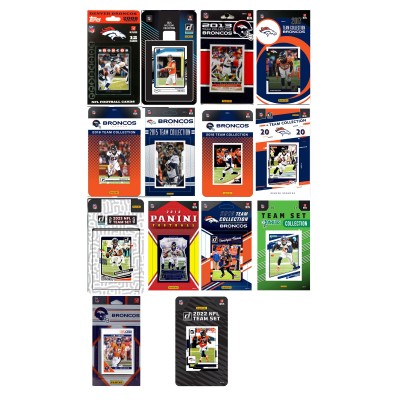 Denver Broncos Trading Card Team Sets
