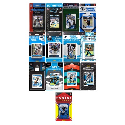 Carolina Panthers Trading Card Team Sets