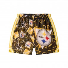 Шорты Pittsburgh Steelers Chubbies Black Mesh