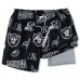 Las Vegas Raiders Chubbies Black The Neon 5.5 Classic Lined Swim Trunks