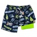 Seattle Seahawks Chubbies Navy The Neon 5.5 Classic Lined Swim Trunks