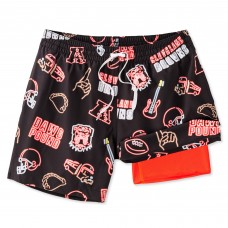 Cleveland Browns Chubbies Brown The Neon 5.5 Classic Lined Swim Trunks