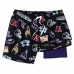 Baltimore Ravens Chubbies Black The Neon 5.5 Classic Lined Swim Trunks Baltimore Ravens Chubbies Black The Neon 5.5 Classic Lined Swim Trunks
