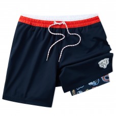Chicago Bears Chubbies Navy 5.5 Classic Lined Swim Trunks