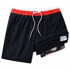Cincinnati Bengals Chubbies Black 5.5 Classic Lined Swim Trunks