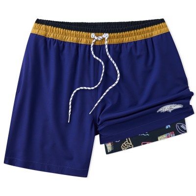 Baltimore Ravens Chubbies Purple 5.5 Classic Lined Swim Trunks