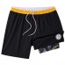 Pittsburgh Steelers Chubbies Black 5.5 Classic Lined Swim Trunks