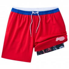 Buffalo Bills Chubbies Red 5.5 Classic Lined Swim Trunks