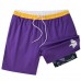 Minnesota Vikings Chubbies Purple 5.5 Classic Lined Swim Trunks
