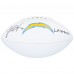 Justin Herbert Los Angeles Chargers Autographed Fanatics Authentic Franklin White Panel Football with LA Strong Inscription