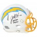 Justin Herbert Los Angeles Chargers Autographed Fanatics Authentic Riddell Speed Mini Helmet with 2020 OROY Inscription